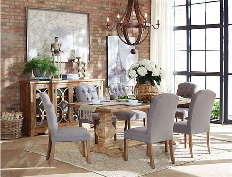 Find the dining room table and chair set that fits both your lifestyle and budget. San Rafael Oak Dining Table | Art Van Home | Dining room server, Oak dining table, Dining table