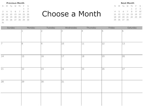 Calendar For This Month Calendar Template 2021