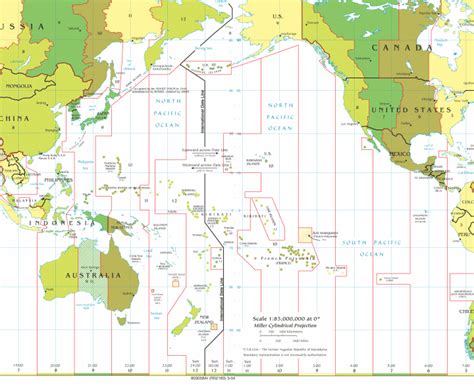 Pacific Ocean Time Zone Map Canada Map