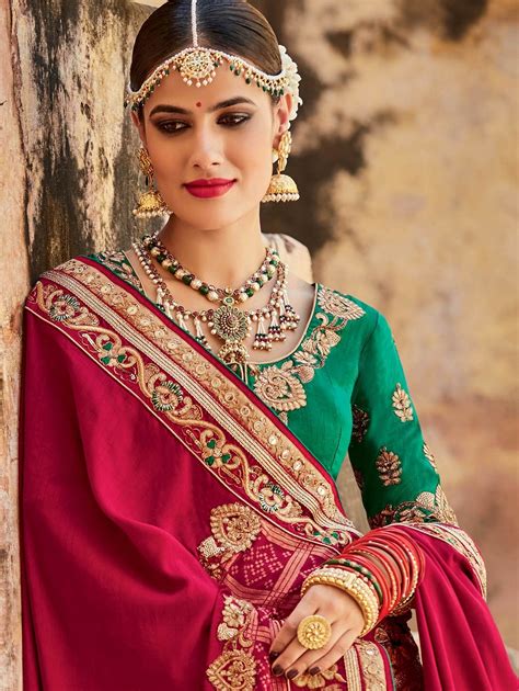 Indian Wedding Saree Latest Designs And Trends 2018 2019 Collection