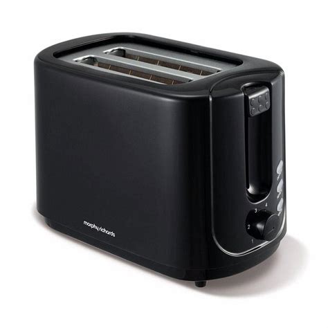 Morphy Richards 2 Slice Toaster Black 980506 Heavinsie