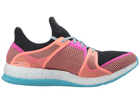 Adidas Pure Boost X Trainer Blackshock Pinksun Glow Free