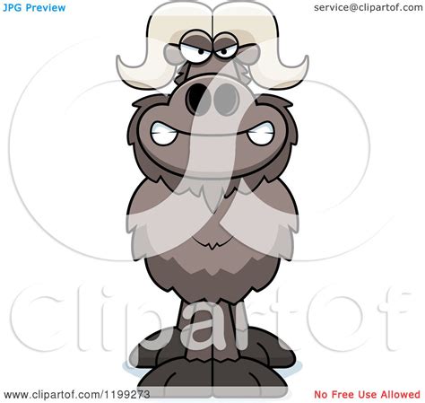 Cartoon Of A Mad Ox Royalty Free Vector Clipart By Cory Thoman 1199273