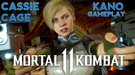 Mortal Kombat 11 Official Cassie Cage And Kano Character Reveal Trailer