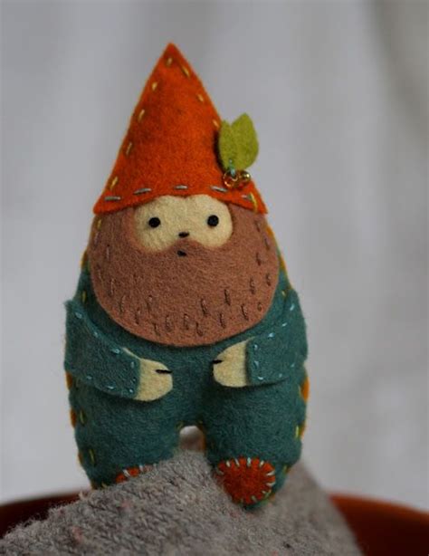 Skipandscatter Gnome Goodness Enfeites De Feltro Enfeites De Natal