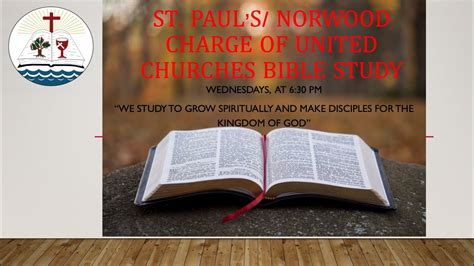 St Pauls And Norwood Charge Bible Study October 27 2021 Youtube