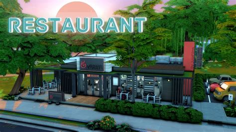 Ресторан 🍴🍝│Строительство│restaurant│speedbuild│no Cc The Sims 4