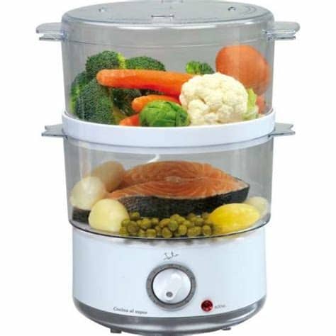 Cocer alimentos al vapor es uno de los métodos más sanos, ya que no es necesario agregar grasas extra, y el sabor de los alimentos se mantiene. Jata CV201 | Comprar Cocedor al vapor JATA CV201 | Tienda ...