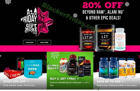 What Kind Of Sales Can I Expect On Black Friday - GNC Black Friday 2020 Sale - What to Expect - Blacker Friday