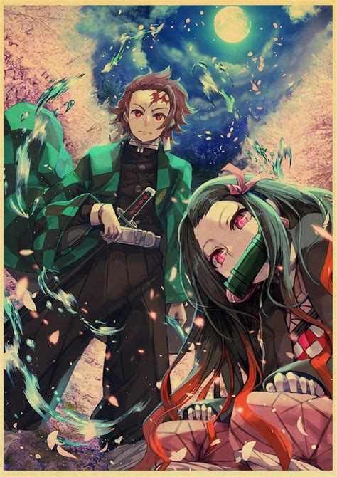 Get inspired by our community of talented artists. Vintage Posters Demon Slayer Kimetsu no Yaiba Anime Poster ...