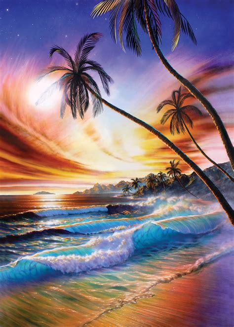 Tropical Beach Wallpaper Mural By Adrian Chesterman Wallsauce Uk
