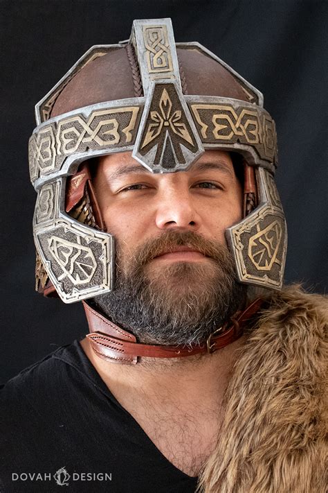 Gimlis Helmet Wearable Lord Of The Rings Prop By Dovah Design