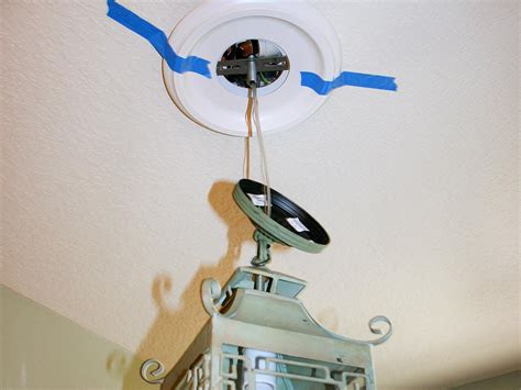 Since the light fixture is now fully removed, keep the power switched off until a new fixture is safely installed.12 x research source. How To Install A Ceiling Fan Medallion | www ...