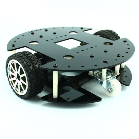 Two Drive Type 37b280 Intelligent Car37gb Geared Motorrobot Chassis