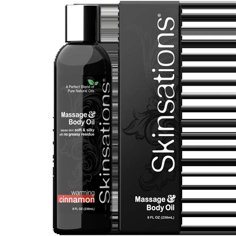 Skinsations® Amazing Cinnamon Massage Oil 8oz 16oz