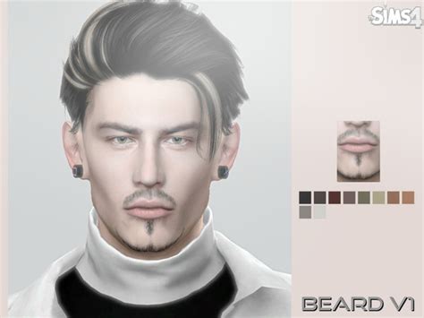 Male Beard V1 By Aesthetic Sims4 At Tsr Sims 4 Updates