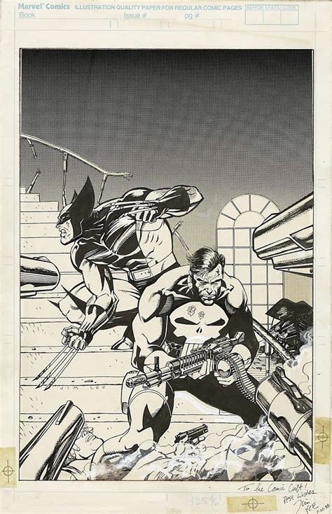 Wolverine And The Punisher Jim Lee Marvel Dc Marvel Knights