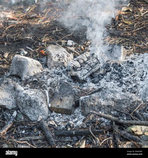Campfire Smouldering Remains Hi Res Stock Photography And Images Alamy
