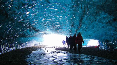 Grotte De Glace Ice Cave Depuis Jökulsárlón Guide To Iceland