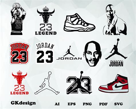 Michael Jordan Illustration Logo Svg Pdf Eps Ai Png Etsy