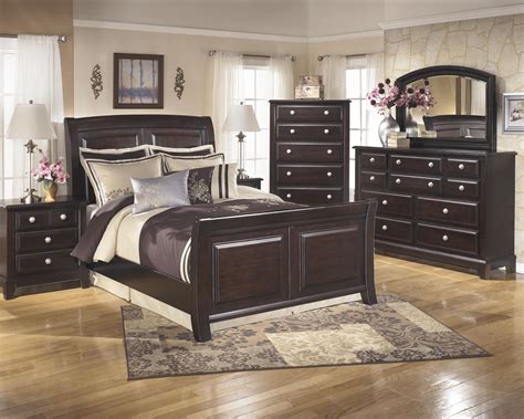 Lovely Ashley Black Bedroom Set Findzhome
