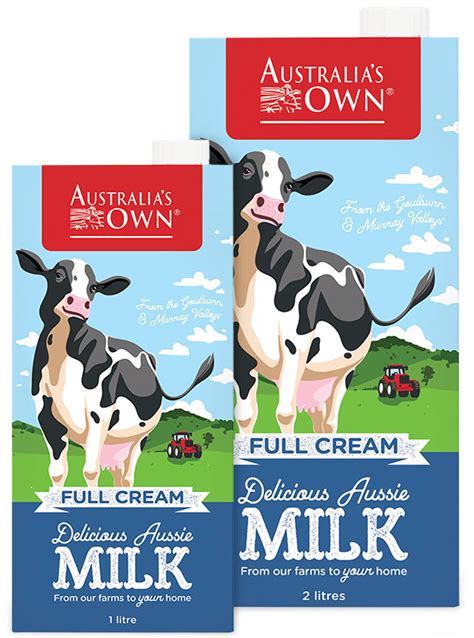 Australias Own Full Cream Dairy Milk Australias Own Foods
