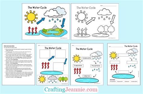 Water Cycle Model For Kids