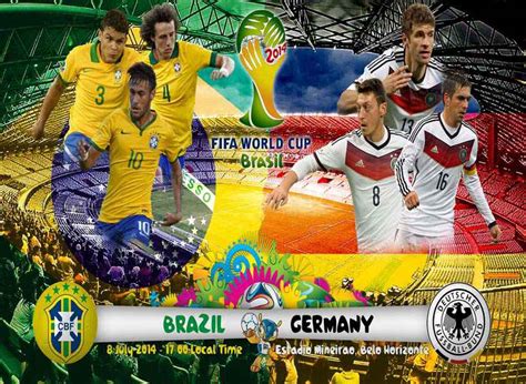 Brazil, completely disorganized on defense the germans will be seeking their fourth world championship. BRAZIL vs GERMANY â€" Fifa World Cup 2014 - Parhlo
