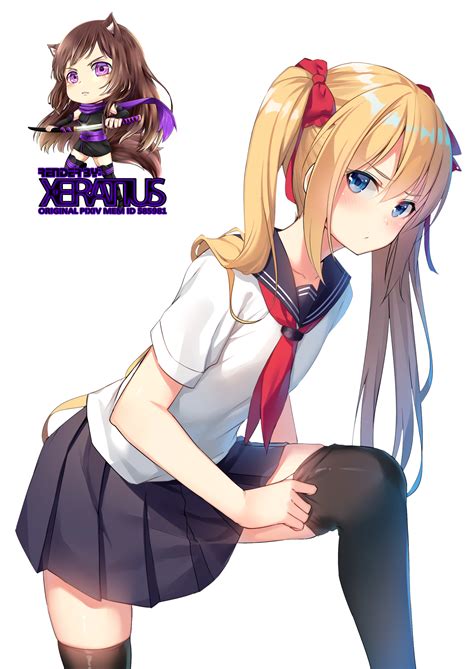 Anime Girl Render #1 by Xeratius on DeviantArt
