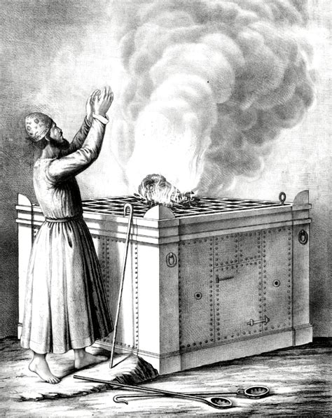 Exodus 27 Altar Of Burnt Offering Kollner 1853 Free Stock
