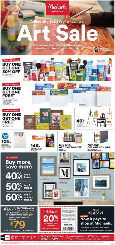 Michaels Current weekly ad 08/30 - 09/05/2020 - frequent-ads.com