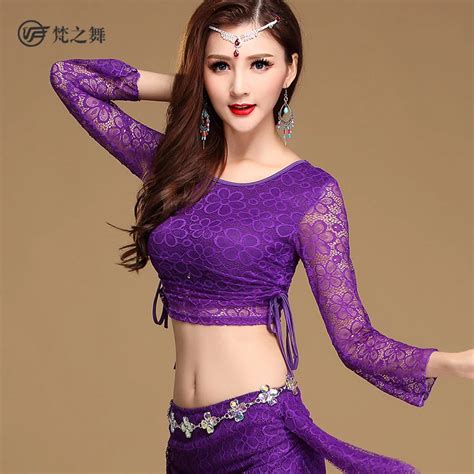 2017 Brand New Modal Sexy Belly Dance Top For Women Belly Dance Costumes S506 In Belly Dancing
