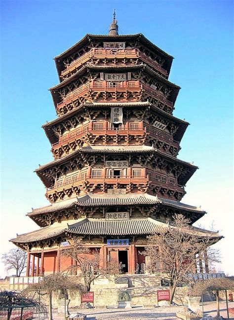 Fogong Temple Yinxian Chinese Architecture Architektura Chiny