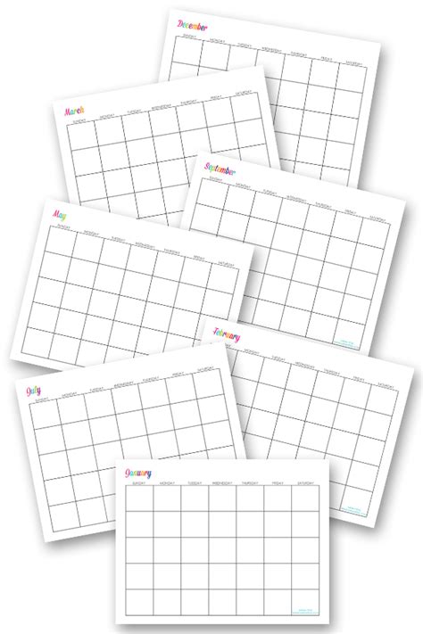 Undated Custom Editable Free Printable Calendars Sarah Titus