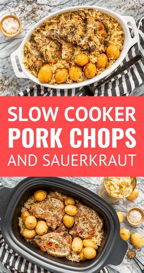 They are so tender and juicy and are topped with an amazing gravy that we love to from there, the pork loins will go into the slow cooker along with some chicken broth. Slow Cooker Pork Chops and Sauerkraut -- made in your ...
