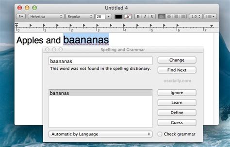 Among the most common ways of doing by users in malaysia. How to Summon Spelling & Grammar Check Tool on Mac OS with ...