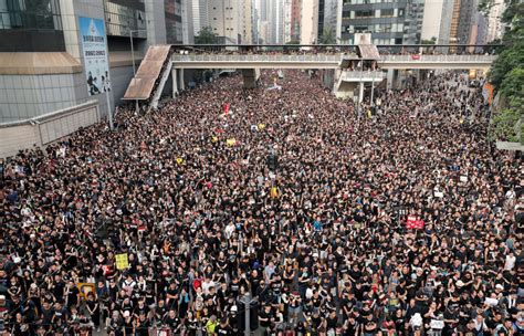I will share some of the videos available online, for now, as the hong kong protest today is getting. Nearly 2 Million Hong Kongers Protest Extradition Bill ...