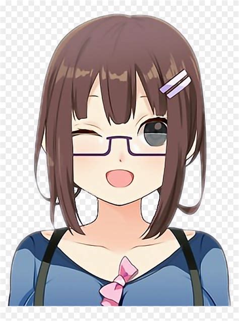 Kawaii Cute Anime Girl With Glasses Anime Wallpaper Hd