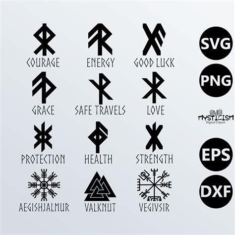 Bindrunes Norse Viking Runes And Symbols Svg Vector Clipart Etsy Norway