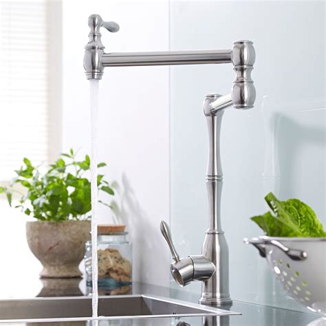 The complete guide to plumbing. Single Hole Retractable Kitchen Faucet