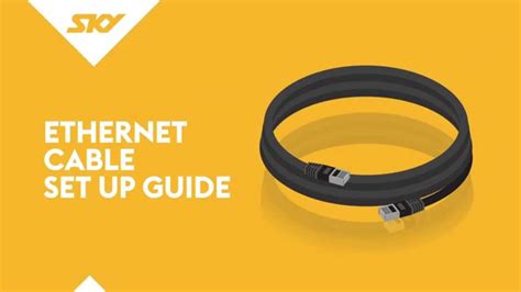 How To Connect Your My Sky Box To The Internet With An Ethernet Cable