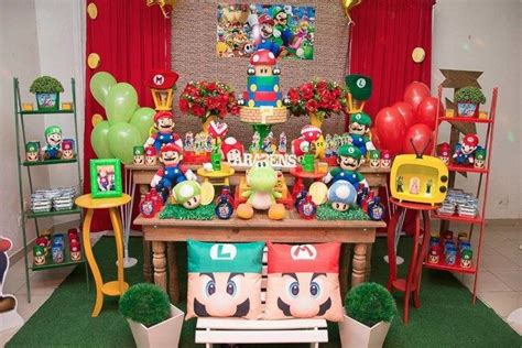 29 Ideias De DecoraÇÃo Para Festa Tema MÁrio Mario Party Super Mario