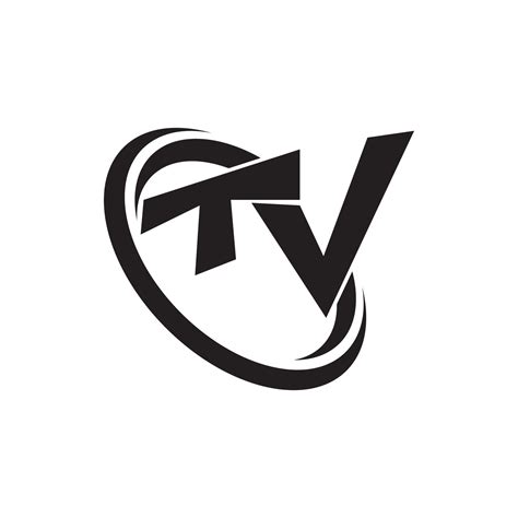 Tv Logo Design Flat Icon 16222483 Vector Art At Vecteezy