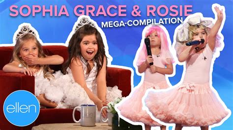 every time sophia grace and rosie appeared on the ellen show in order part 1 mega compilation