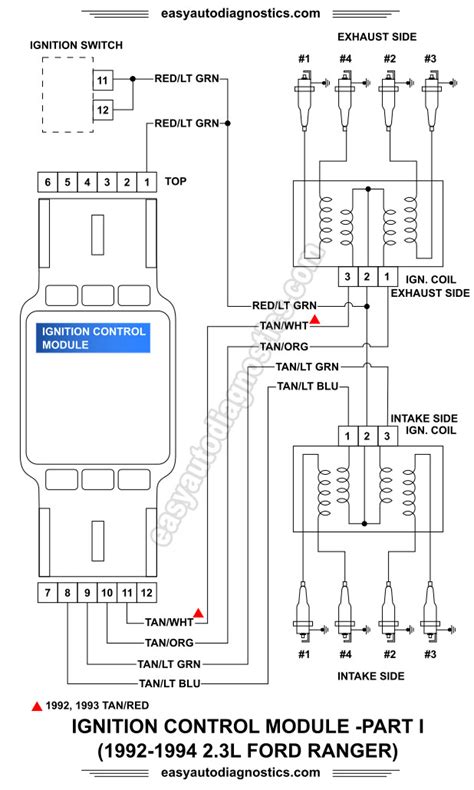 7 pin ignition module wiring diagram wiring diagram is a simplified satisfactory pictorial representation of an electrical circuitit shows the components of the circuit as simplified shapes and the gift and signal associates between the devices. Part 1 -1992-1994 2.3L Ford Ranger Ignition System Wiring Diagram