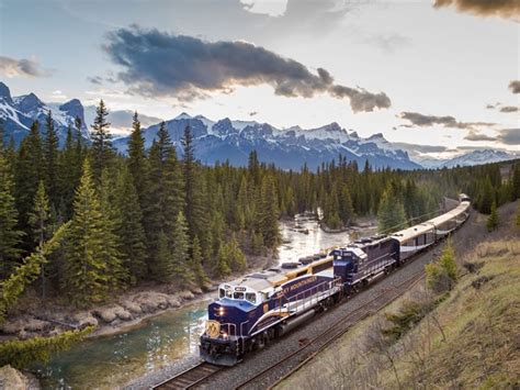 The Rocky Mountaineer Train Alberta Canada
