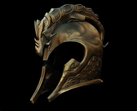 Dragon Helm Of Dor Lomin By Gtmais On Deviantart