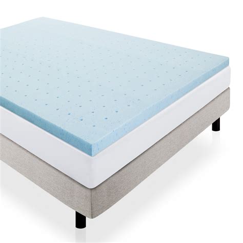 Their toppers have earned above average and positive reviews. Lucid 2" Ventilated Gel Memory Foam Mattress Topper ...