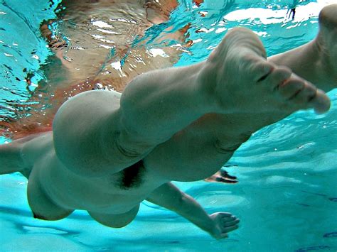 Naked Man Underwater