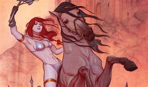 Riding Horse Into Battle Red Sonja Hentai Pics